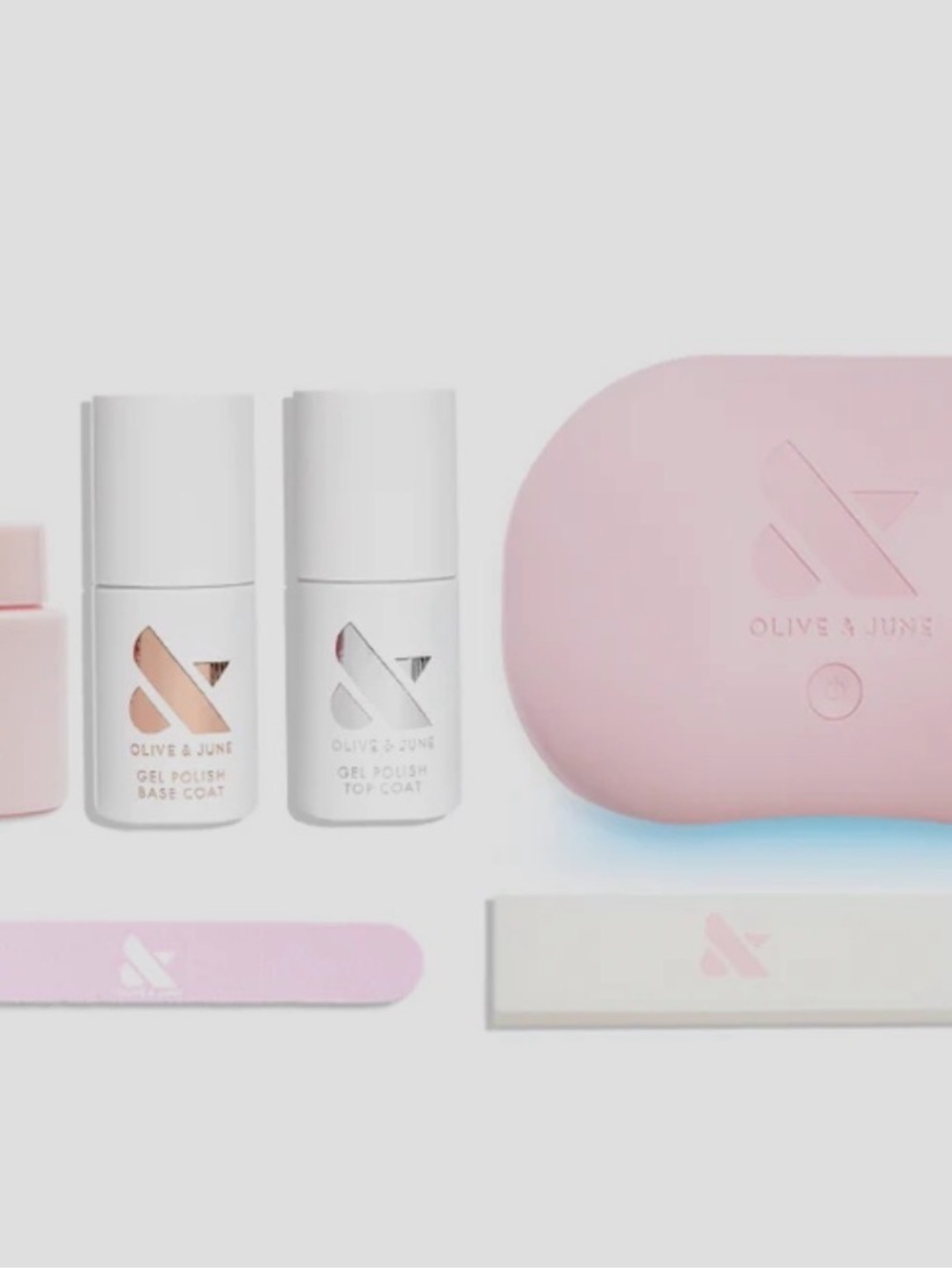 Pink Gel Nail Kit – Press-On & Care Set
